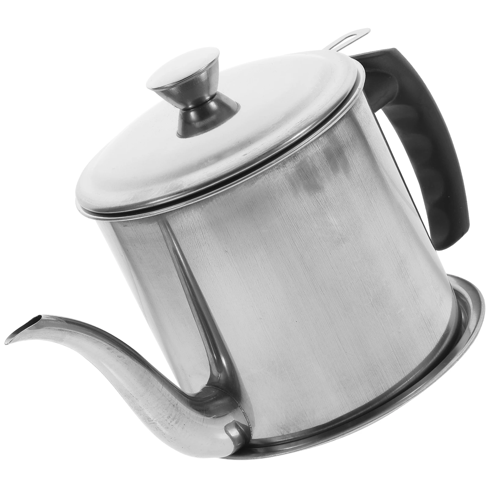 

1 set Stainless Steel Dispenser Filterable Oil Pot Kitchen Strainer Cup Grease Storage Jug Filtered Frying Pot Practical Tool