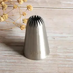 #7141 Large Size Drop Flower Piping Tip Cream Nozzle Decor Tip Icing Nozzle Cake Fondant Pastry Baking Decorating Tools