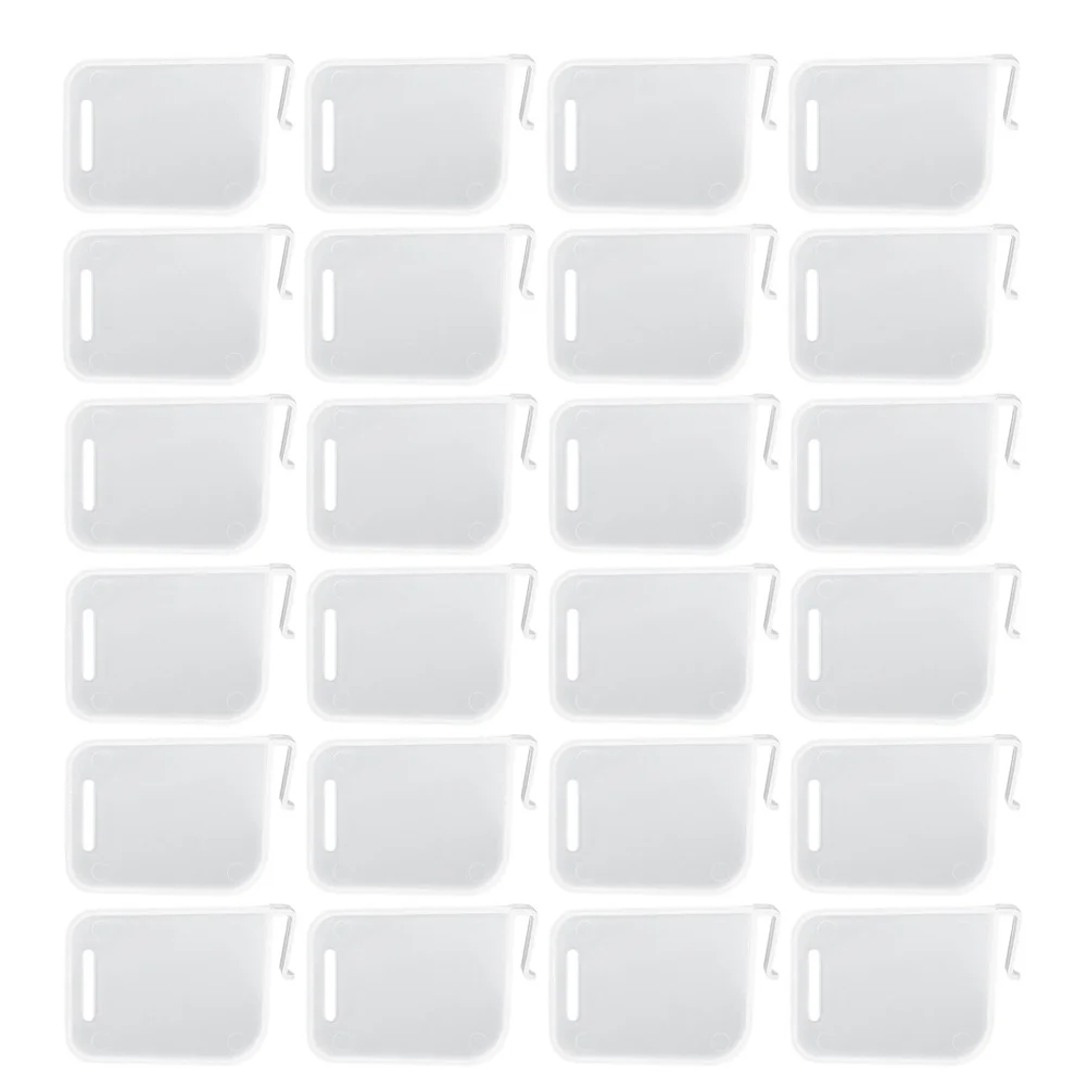 100 pcs Refrigerator Side Door Partition Retractable Fridge Divider For Drawer Organizer Storage Box Clip-On Kitchen Cabinet