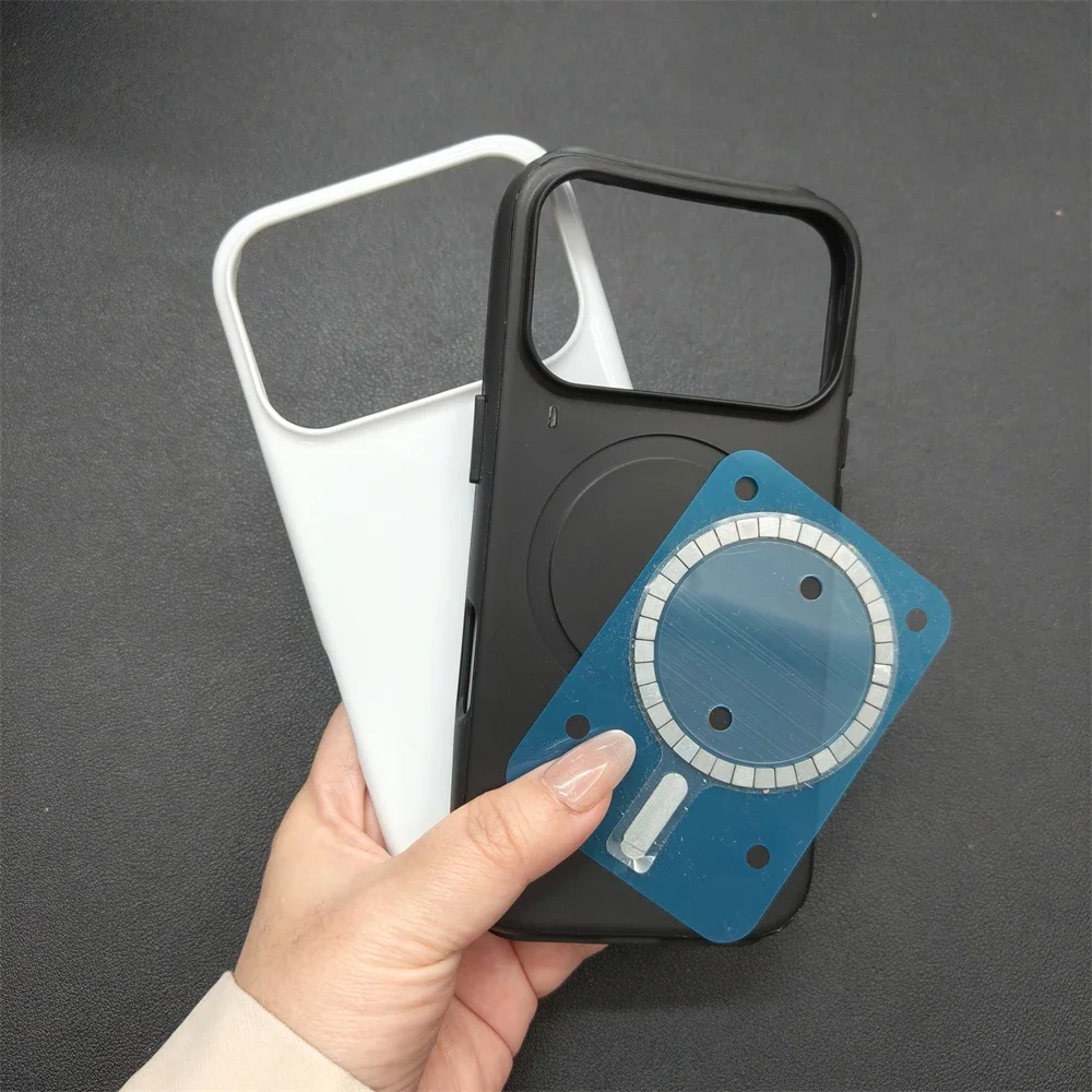 10개입 맥세이프 2 in 1 3D 승화 케이스 아이폰 17 16 15 14 13프로 맥스 열전사 프린팅 자석 견고한 뒷면 커버