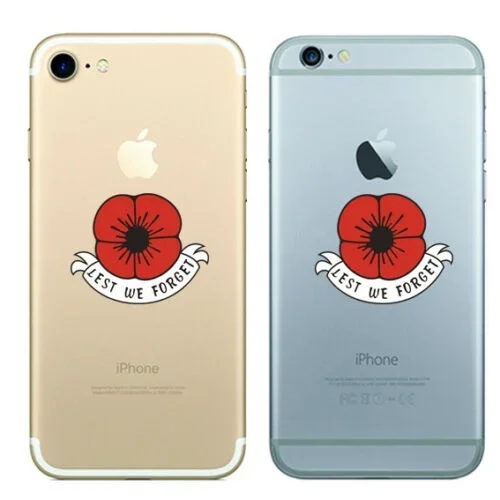 لـ Lest We Forget Memembrance Day رمز زهرة الخشخاش، السيارة، النافذة، الثلاجة