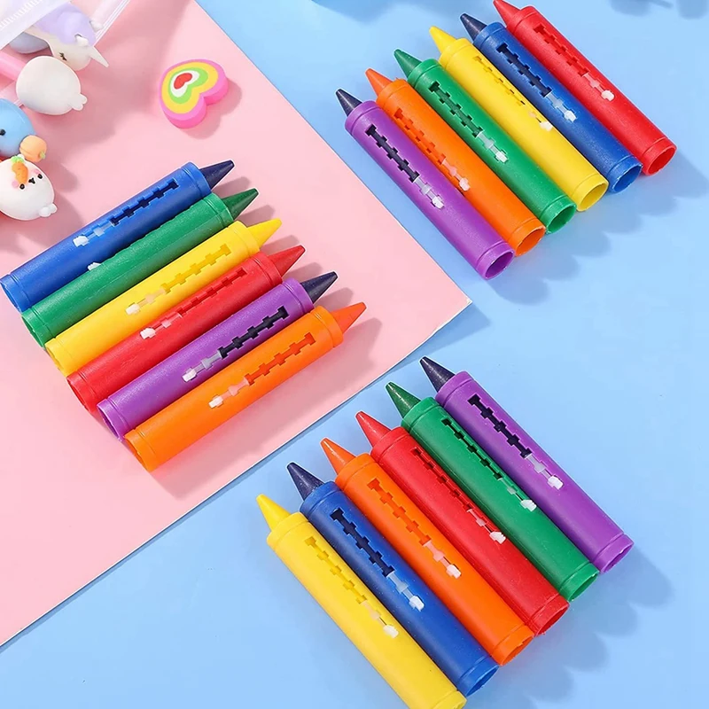 FBIL-Bathroom Crayon Erasable Graffiti Toy Washable Doodle Pen For Baby Kids Bathing Creative Educational Toy Crayons