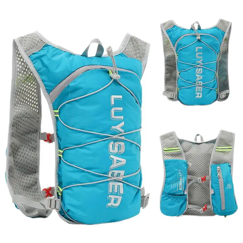 Running Water Vest Reflective Hiking Backpack Breathable Pads Running Backpack Ultralight For Alpine Skiing Marathon Running