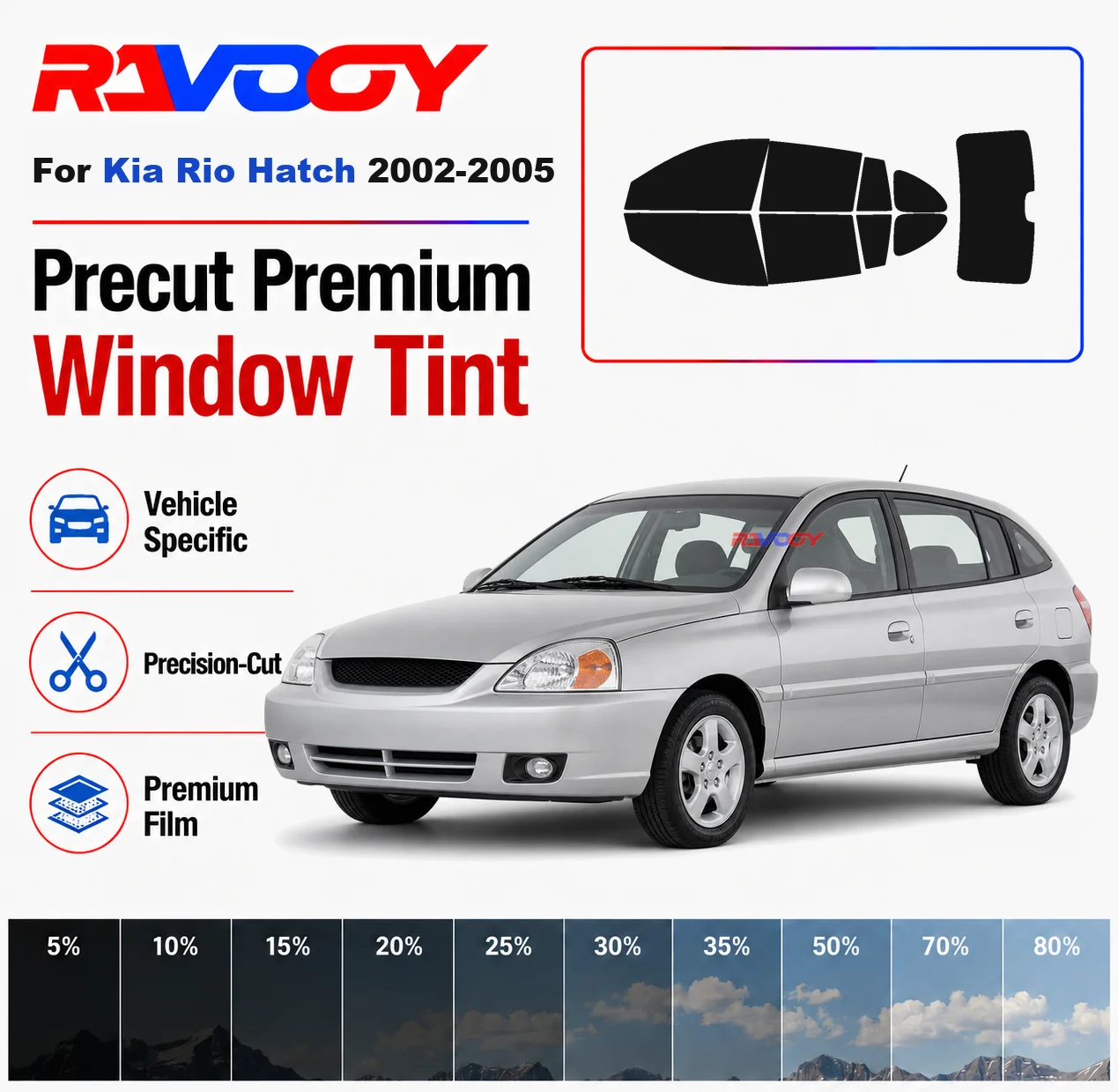 premium-precut-window-tint-kit-front-rear-windows-rear-windshield-for-kia-rio-hatch-2002-2005-complete-set-nano-ceramic-film