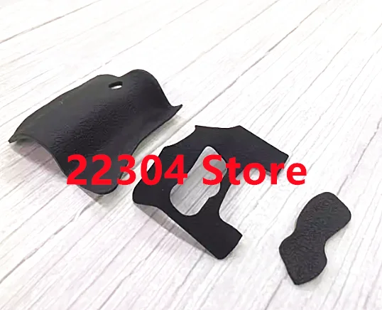 A Set of New Front Grip Side Back Thumb Rubber Cover Unit For Canon FOR EOS 600D Rebel T3i Kiss X5 + Adhesive Tape