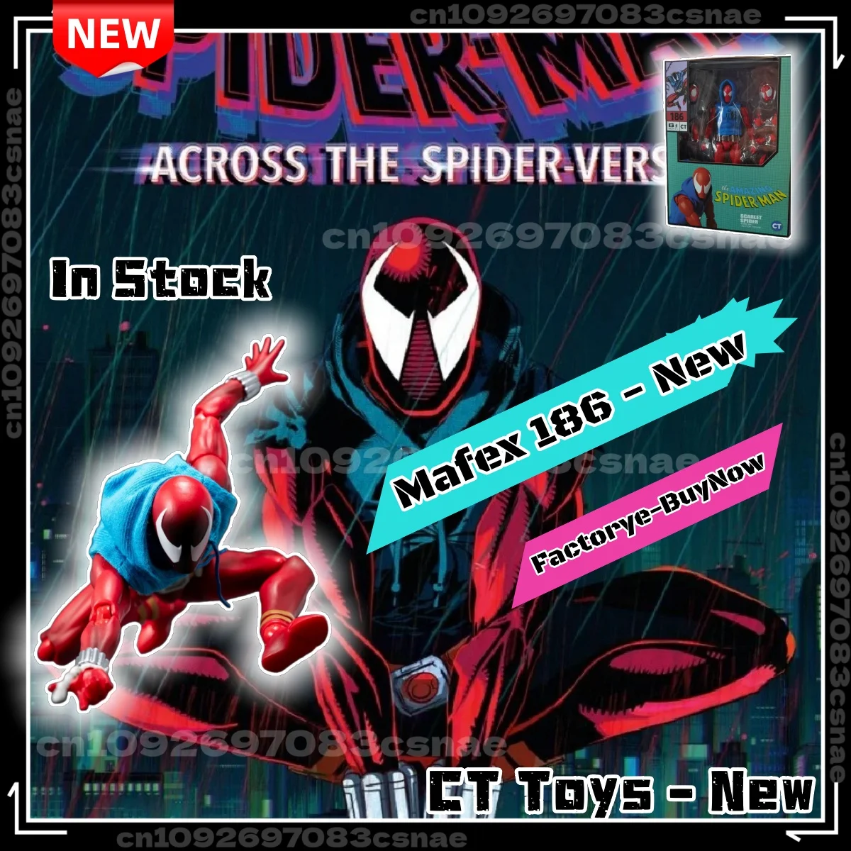 

В наличии Ct Toys Алый Паук Человек-Паук Mafex 186, удивительный Человек-Паук, комическая версия, аниме-фигурка, подарки на заказ, игрушка