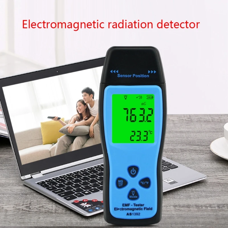 Outdoor Home Office Counter Nuclear Radiation Detector Nuclear Dosimeter Monitor Portable EMF Meter Gammas X-ray Tester