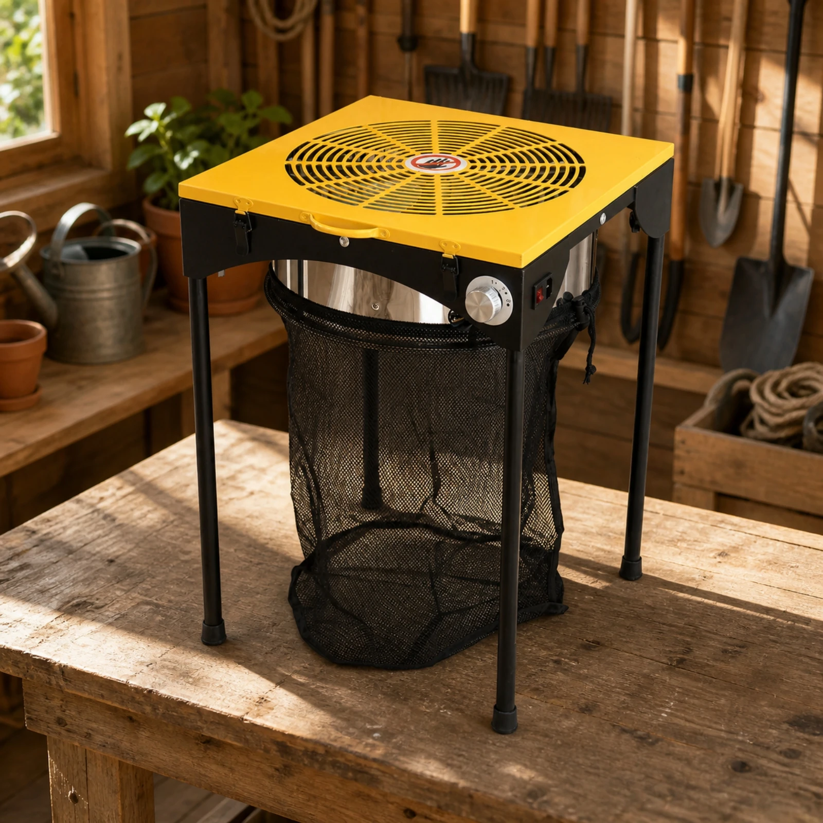 Electric Plant Cutter Includes Extra Blades Electric Leaf Trimmer with Collection Bag Adjustable-Speed Leaf Trimming Machine