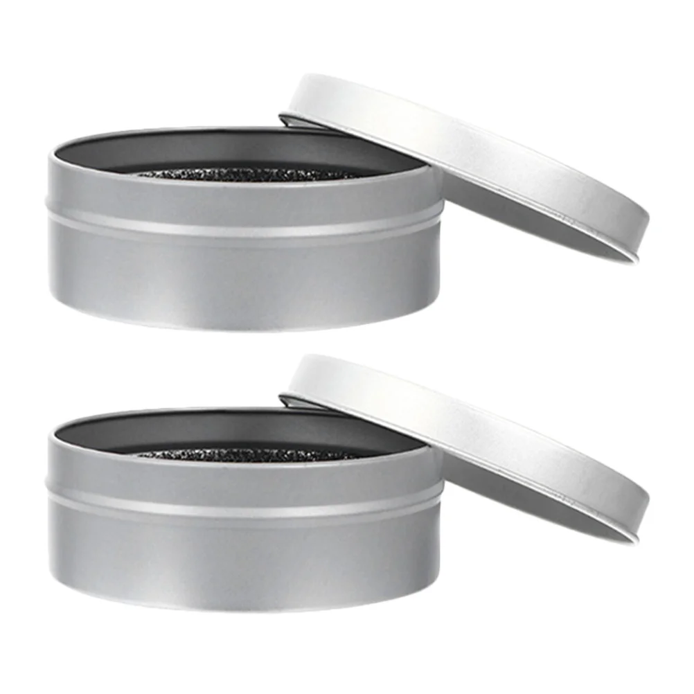 2 قطعة مجموعة صناديق التنظيف لفرش المكياج المحمولة الإسفنج الأنظف حصيرة دائم الجلد الآمن أداة فرشاة للمكياج نظافة الوسادة مستحضرات التجميل