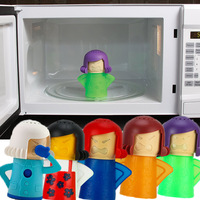 Kitchen Mama Microwave Cleaner Easily Cleans Microwave Oven Steam Cleaner Appliances for Kitchen Refrigerator Cleaning