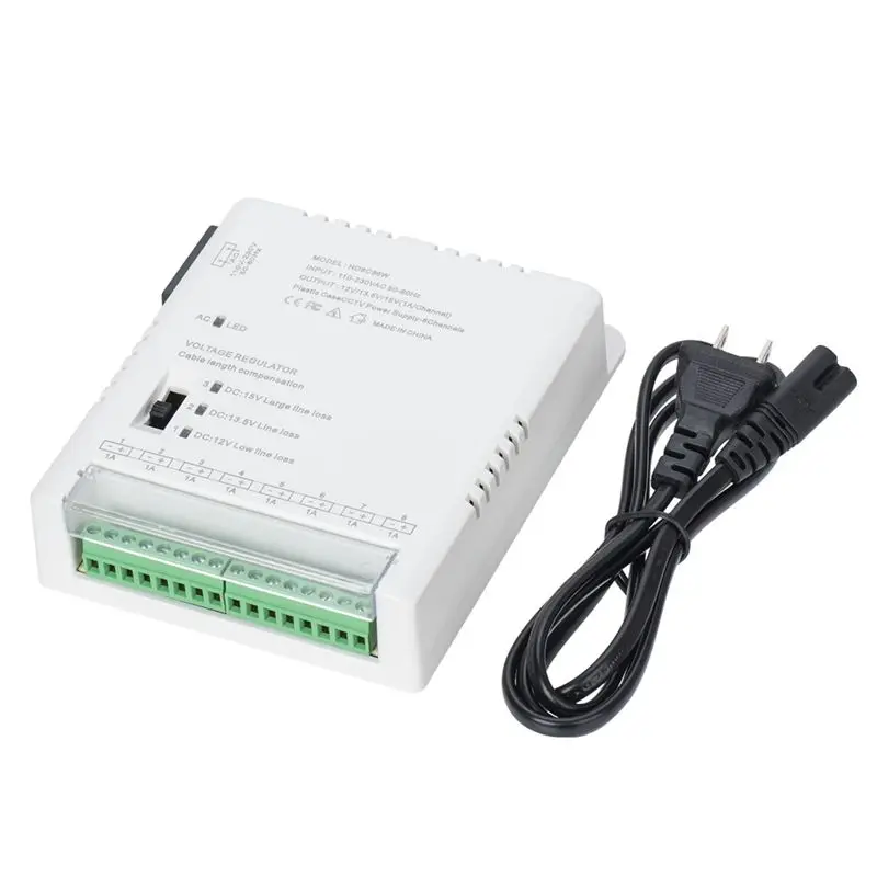 A29F-CCTV Camera Power Supply Distribution Power Supply 90V-264VAC Input To 12V-13.8-15VDC Output