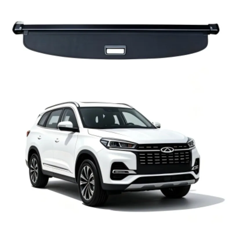 Cargo Cover Trunk Privacy Shade Rear Security Partition Anti-Theft Shield Retractable Organizer for Chery Tiggo 7L 2026+