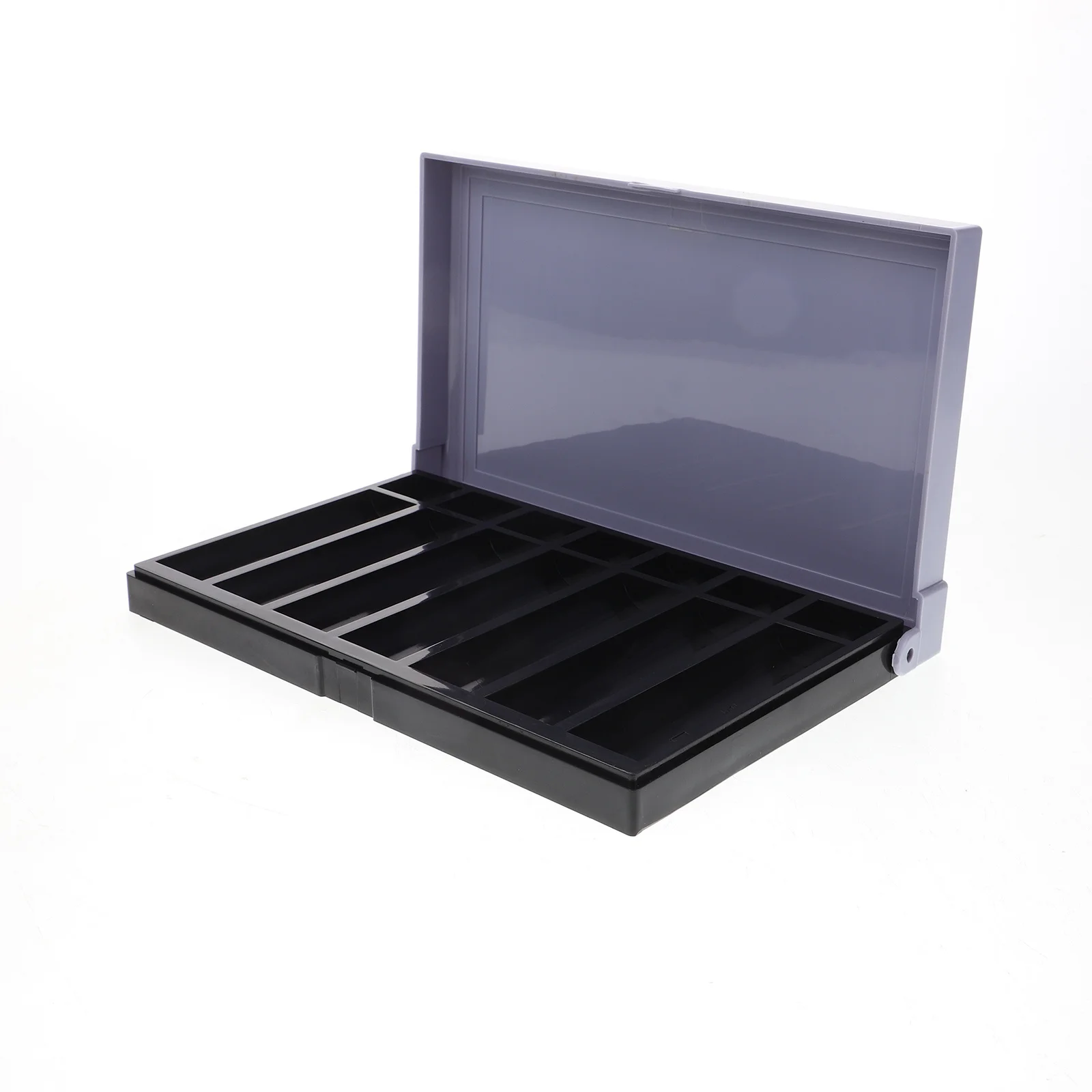 سطح المكتب عملة المنظم البلاستيك حامل متعدد الفتحات لسوبر ماركت فندق أمين الصندوق عد التخزين صينية فعالة سعة كبيرة #1