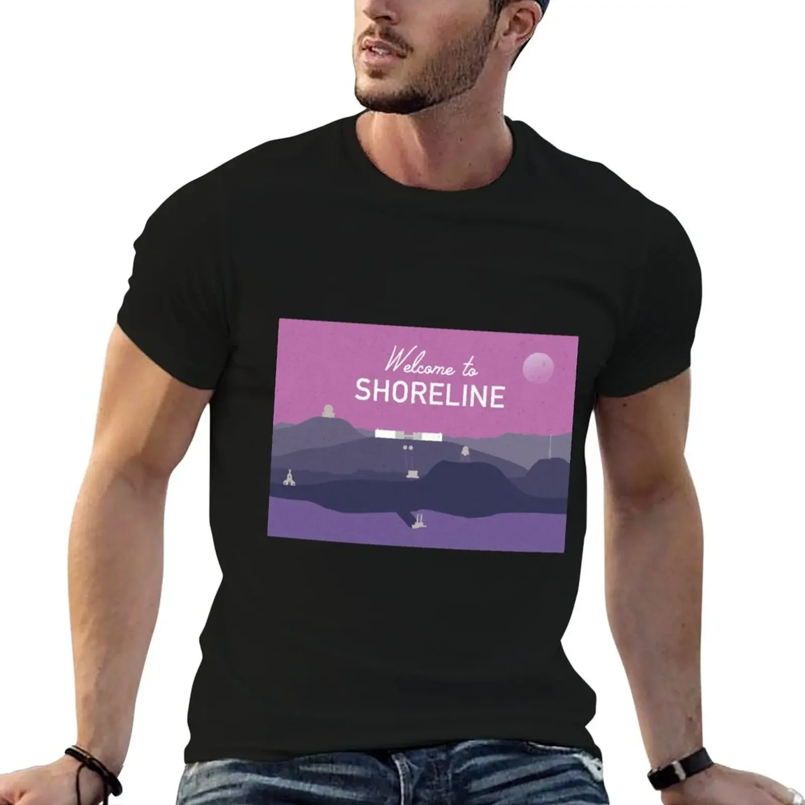 Welcome to Shoreline - Escape from Tarkov T-Shirt essential t shirt customs design your own heavyweights T-shirts for men cotton