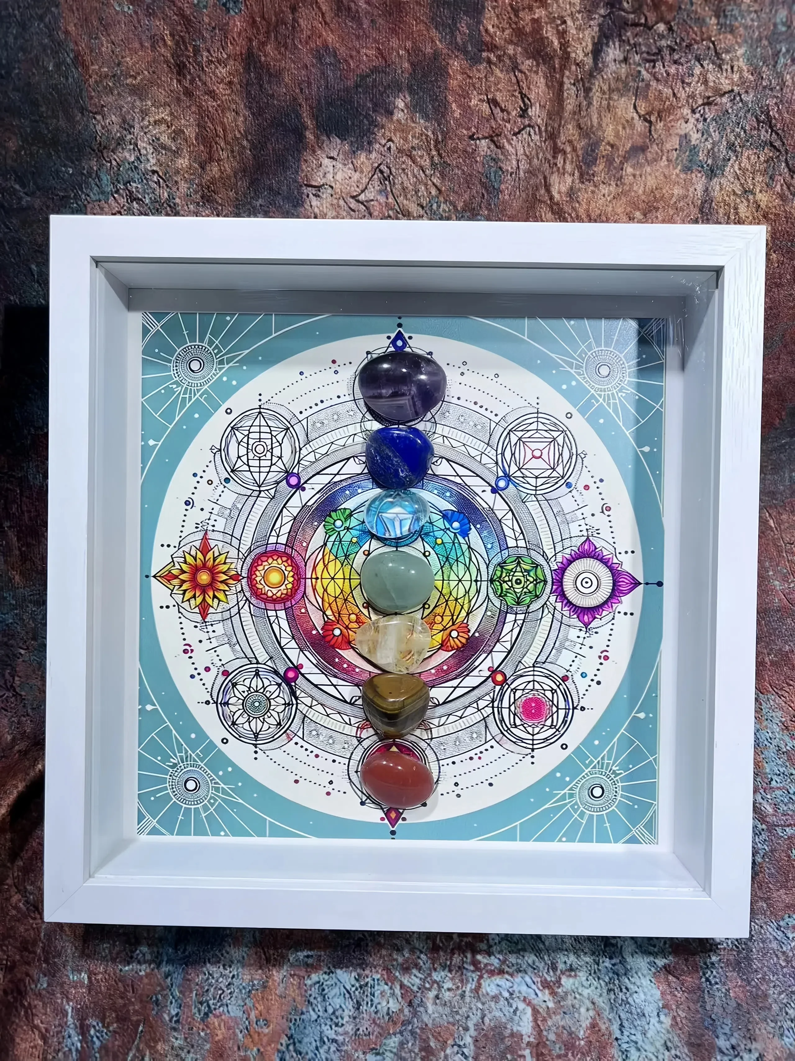 Popular Natural Crystal Decoration Magic Circle Crystal Magic Crystal Porcelain Painting Painter Ju