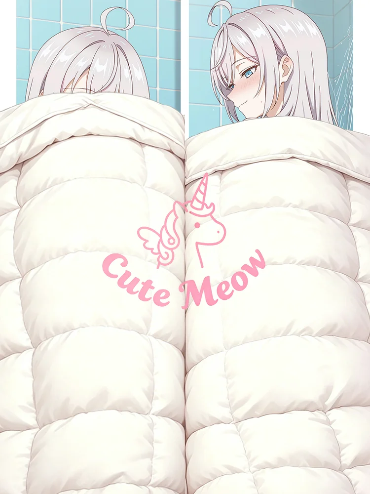Alisa-Mikhailovna-Kujou Dakimakura anime DIY girl Double-sided Print Life-size body pillows cover Adult pillowcase