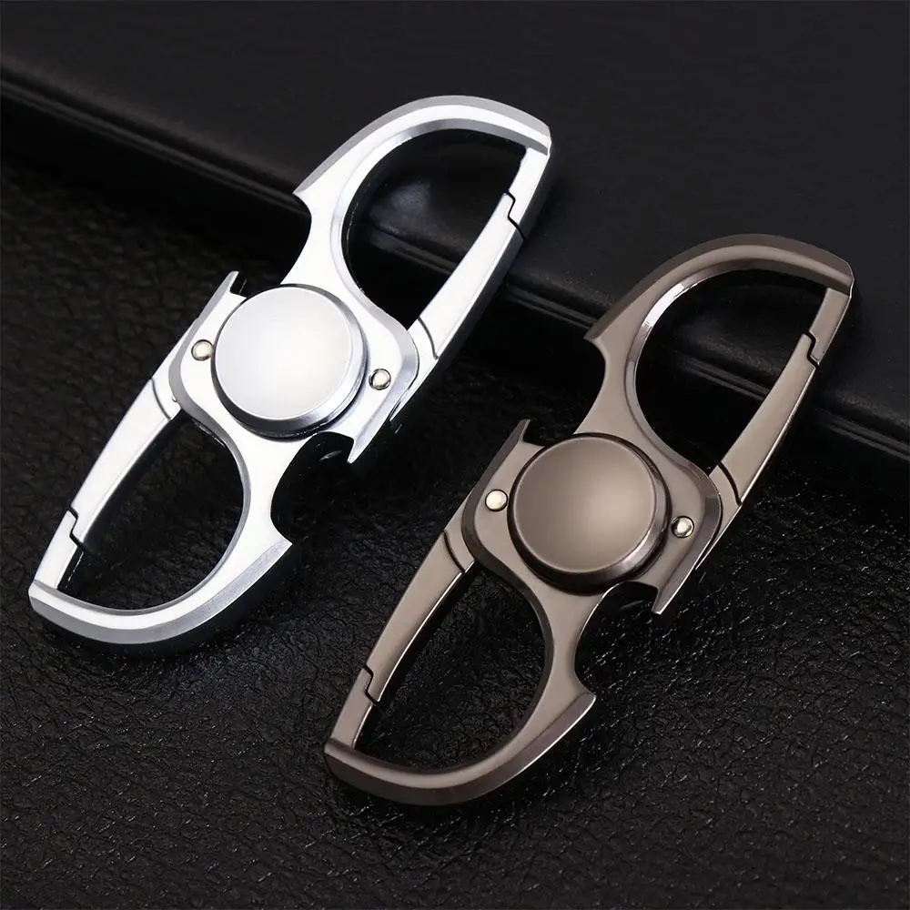 Hand Spinner Fidget Spinner Keychain Stainless Steel Bottle Opener Fidget Bottle Opener Metal Multifunctional