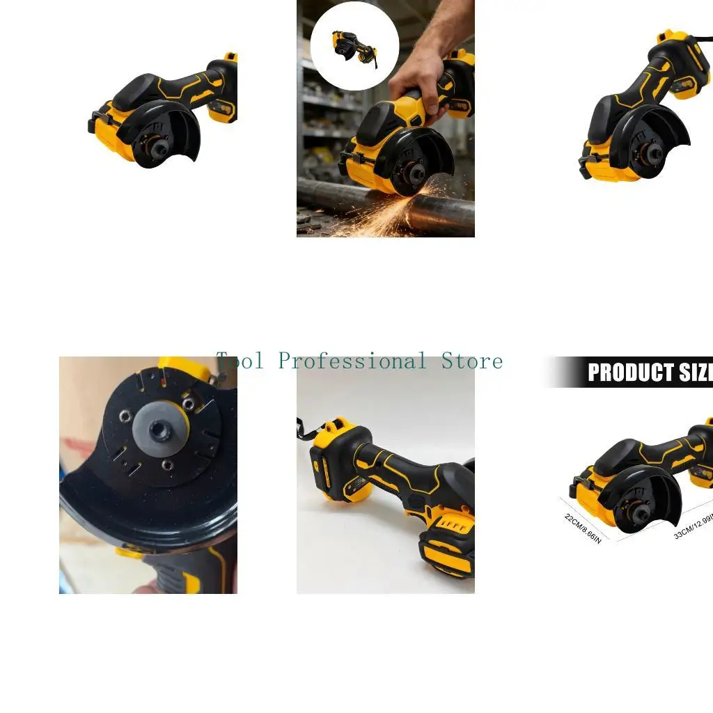 

57QF Portable Polishing Grinding Machine Cordless Angled Grinder Electric Cutting