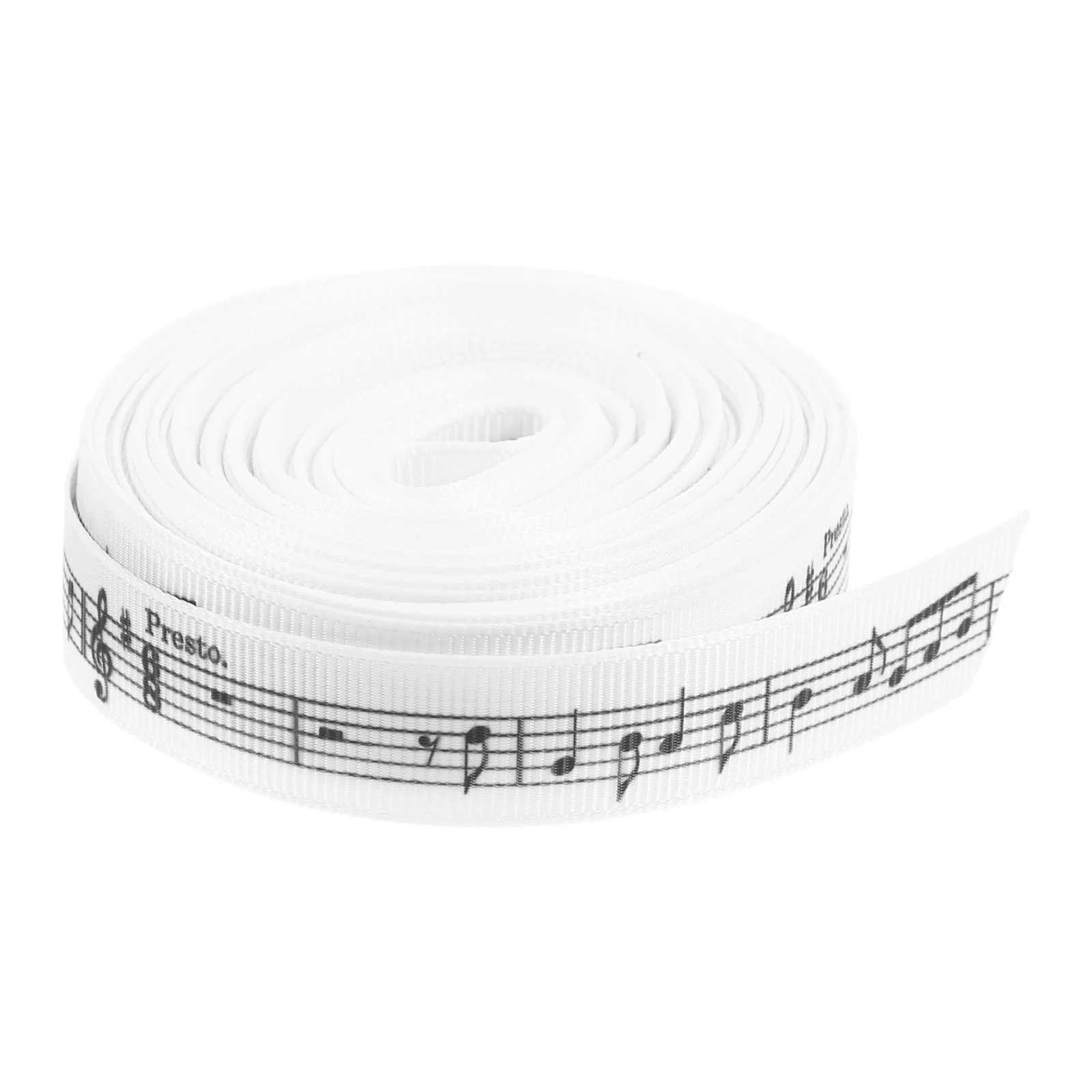 

Musical Note Ribbon Satin Printed Polyester Music Notes Stylish Decorative Ribbon for DIY Craft Home Decor Present Wrapping