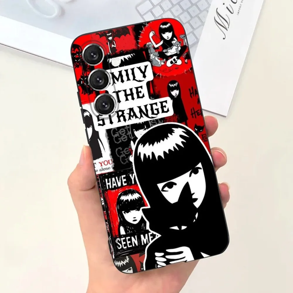 Comics Emily The Strange Phone Case For Samsung S21,S22 Ultra,S20,S30 plus,S22 plus,S23,S30 ultra 5G Silicone Cover