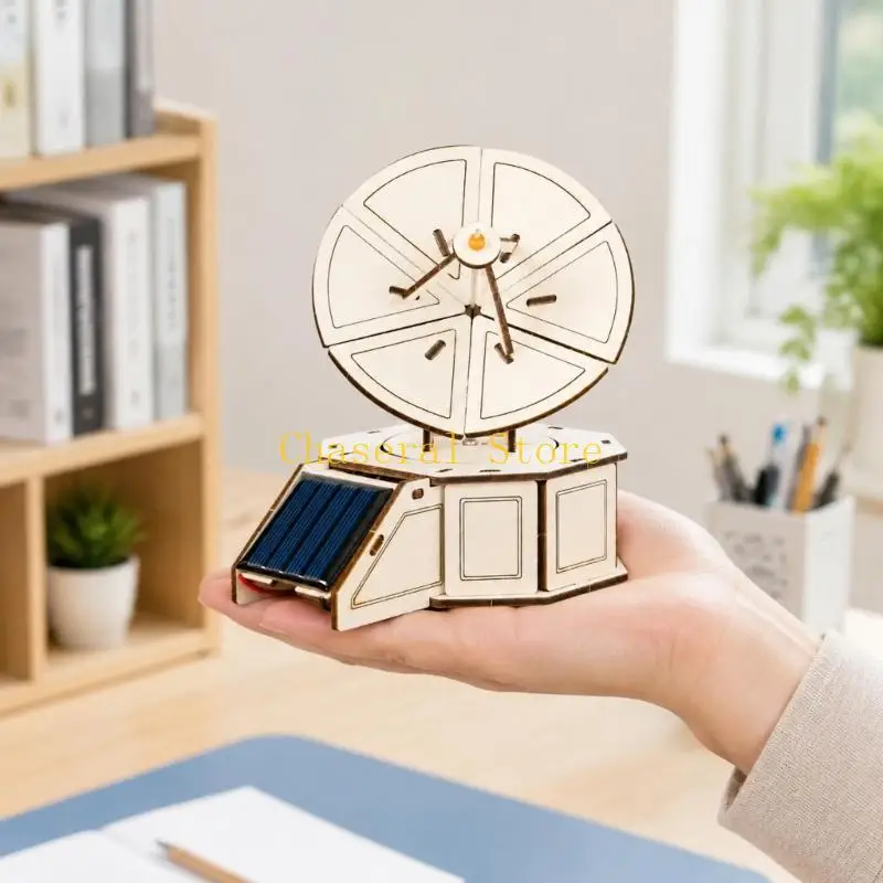 E7CE Wooden Solar Experiment Science Project for Kids Hands-On Motion and STEM Study