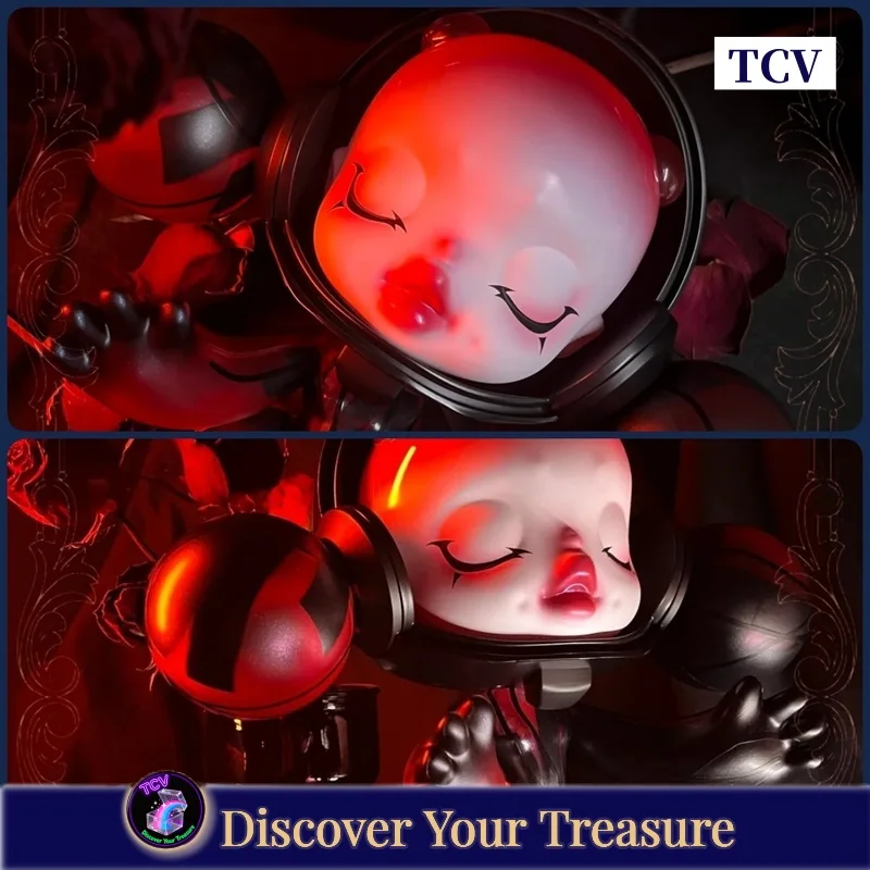 

Tcv Popmart Mega Skullpanda 400% Red Crystal Series Figurines Decoration Blind Box Cute Mystery Box Kids Gift Christmas Gift