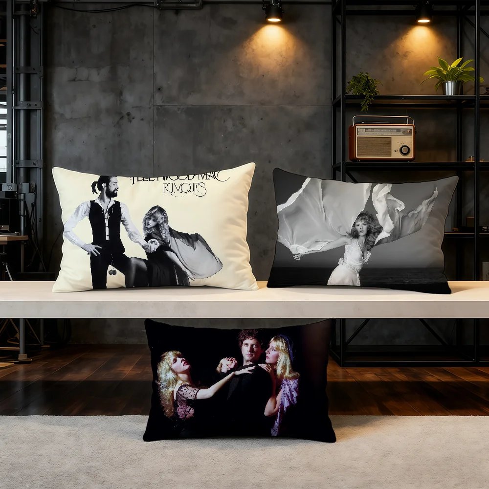 Rock Band F-Fleetwood Mac cushion cover Hit Product Home Sofa living Room Double-sided Soft Decorative Pillow Cover