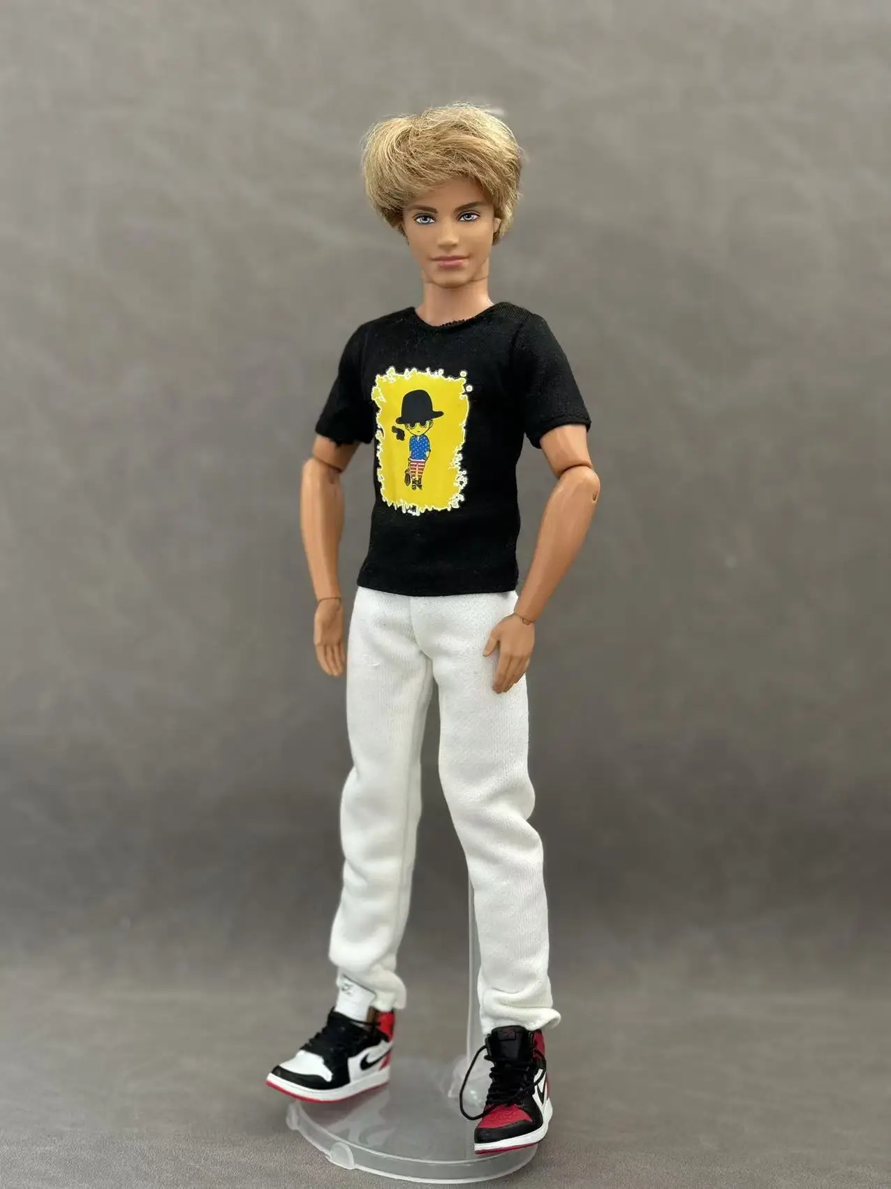 30CM Anime Doll Male KEN Doll Clothes Fashion Causal Suit Clothes 1/6 BJD  Accessories DIY Toys Gifts Reborn Kawaii Housedoll