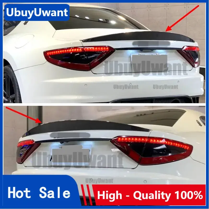 

Для Maserati Gran Turismo Sport Coupe Nov Style задний спойлер багажника из углеродного волокна 2011-2017 года GT/GTS автомобильный спойлер крыло