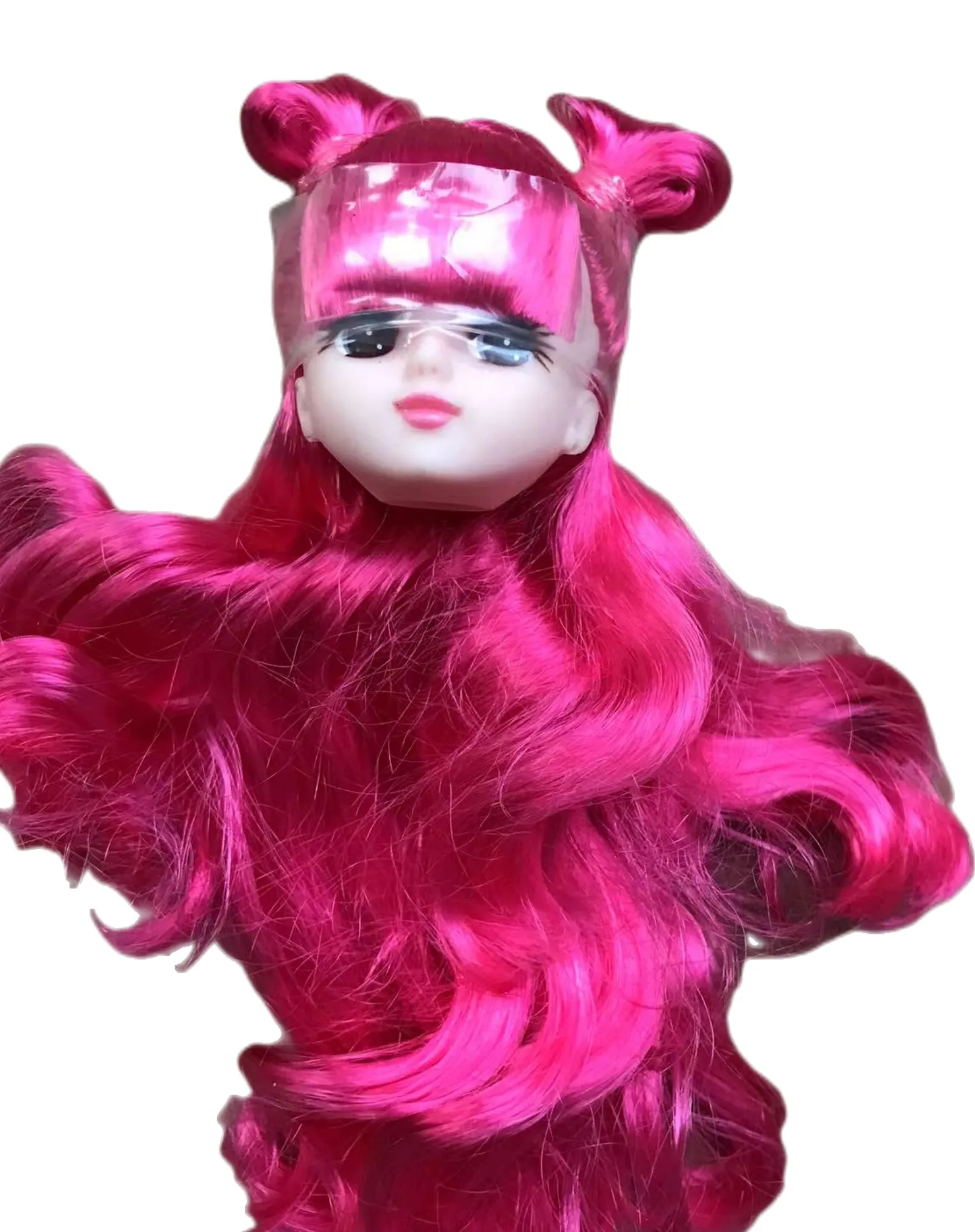 Original Jenny Licca Puppenköpfe, süßes kleines Mädchen, bunte lange Haare, DIY-Puppen-Dressing-Figuren, Mädchen-Geschenke, Spielzeug – Detail 1