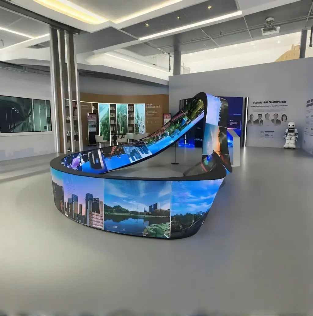 LED Display Superstore Indoor P1.86 Ring Screen Circular Flexible Video Wall Panel Module