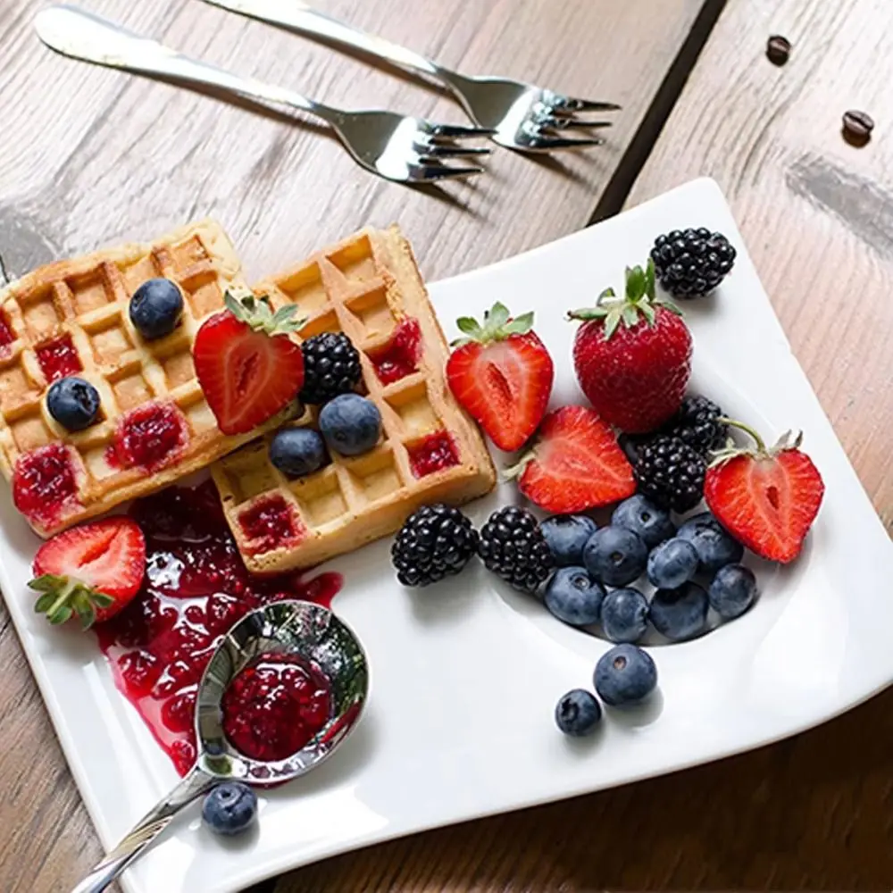 

Long Handle Waffle Baking Mold Square Double-Sided Waffle Metal Mold Pan Cast Aluminum Non-stick Waffle Maker Machine Stove Top