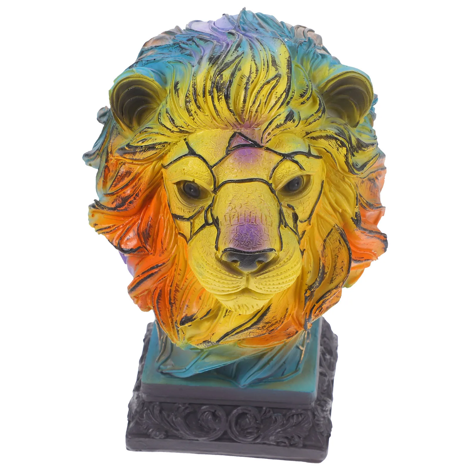 

Unique Resin Table Lamp Lion Shaped LED Animal Light for Desk Bedroom Decorative Ambient Lighting Modern Design