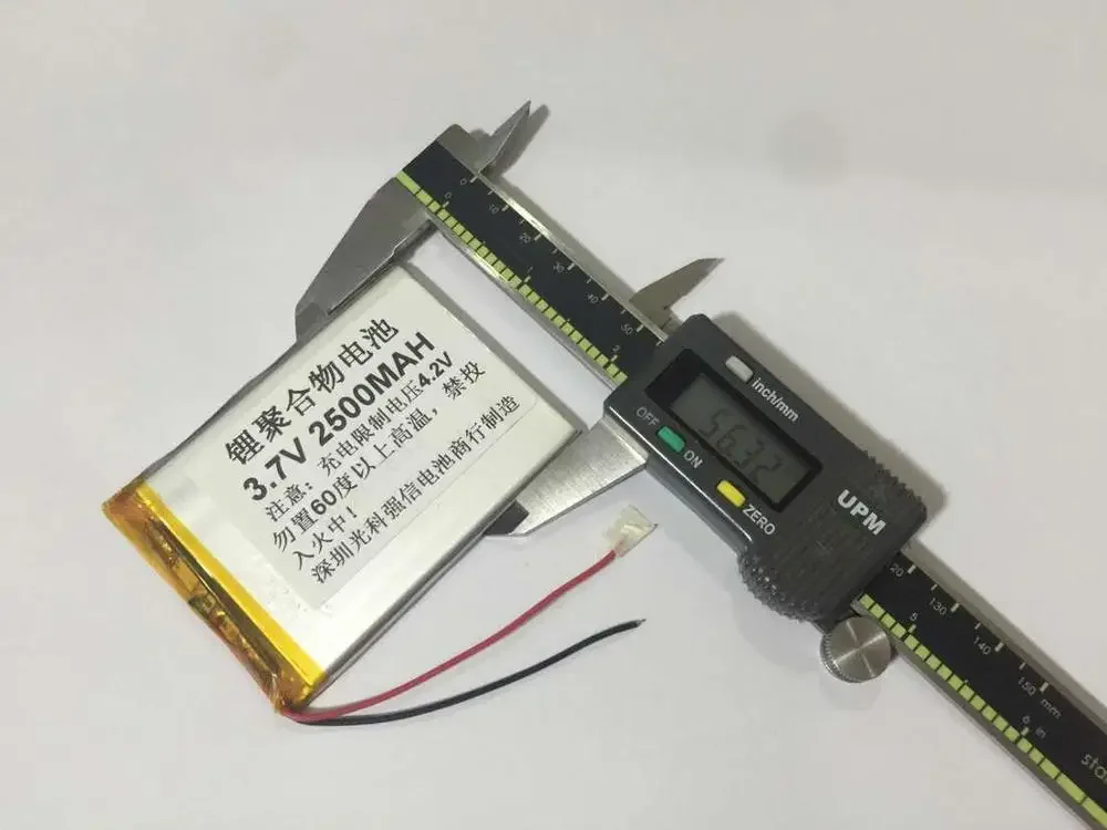 Nueva batería de polímero de litio de 3,7 V de plena capacidad 405676   Walkie talkie GPS 2500MAH / equipo / Mini