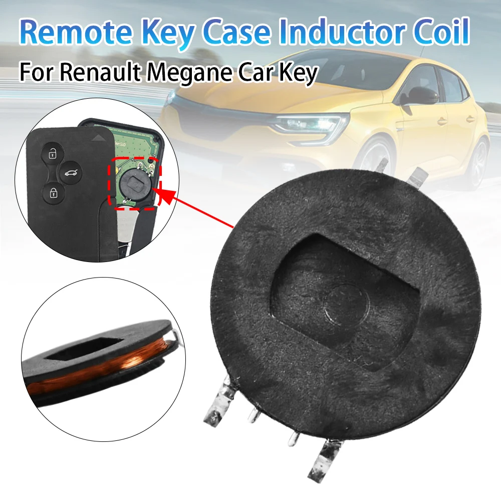 1/2/5/10pcs Card Remote Key Case Inductor Coil Charging Repair Inductance Transformer Coil  For Renault Megane Car Key