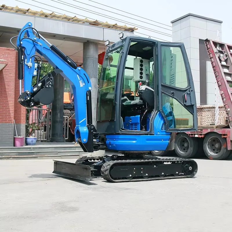 2 Ton Mini Hydraulic Excavator With Attachments 360 ° Rotation Tailless Excavator China Excavator Price Suitable For Farms.