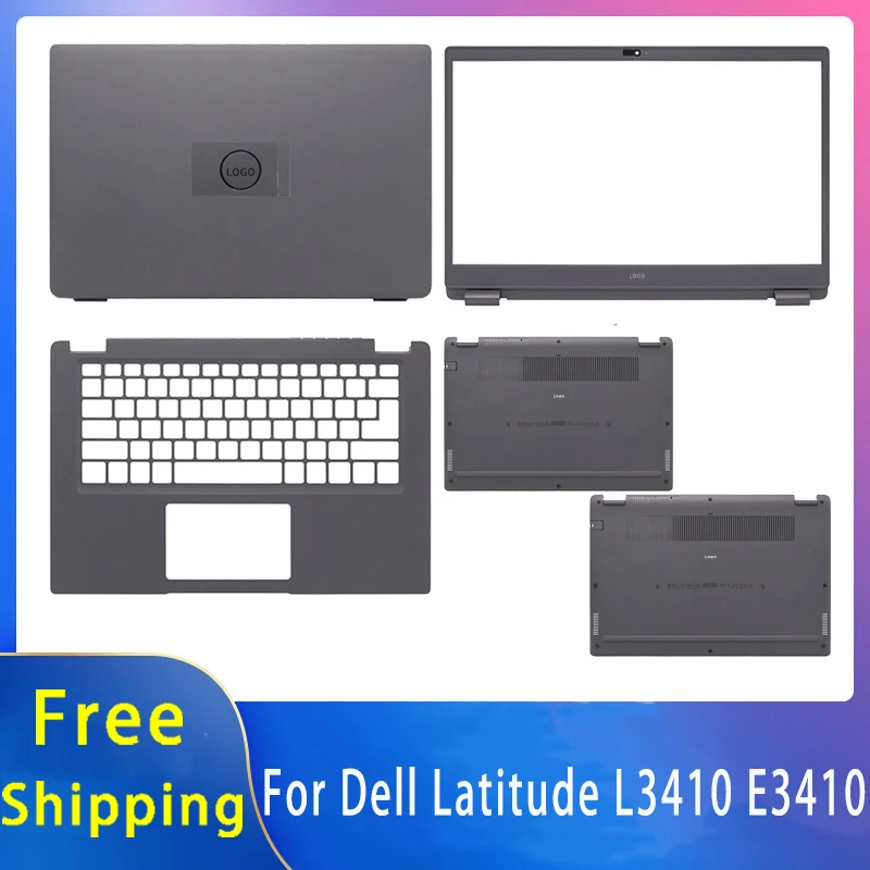 

New For Dell Latitude L3410 E3410;Replacemen Laptop Accessories Lcd Back Cover/Palmrest/Bottom With LOGO 0GMYC0