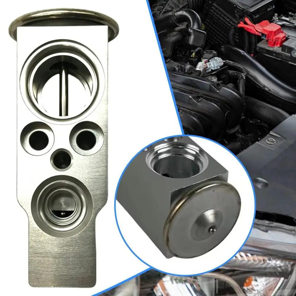 Universal Car AC Expansion Valve Aluminum Block Thermal Expansion Valve TXV Replacement for Auto Air Conditioner System