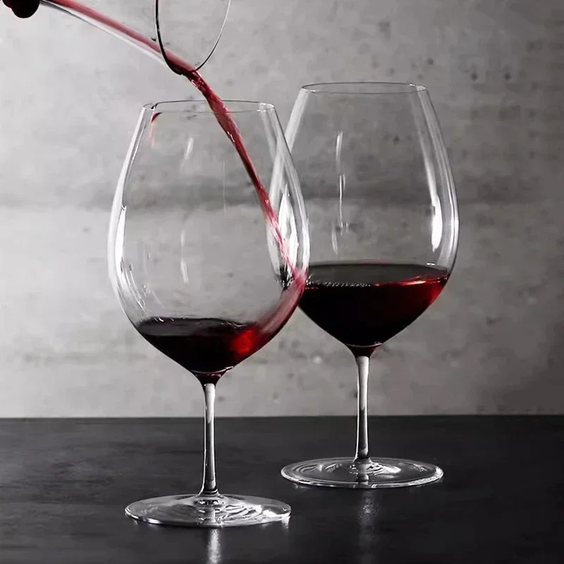 Light Luxury Crystal Cup Red Wine Glass Wine Glass Handmade Extremely Thin Masterly Goblet Party Wine Glasses Drinking Glasses