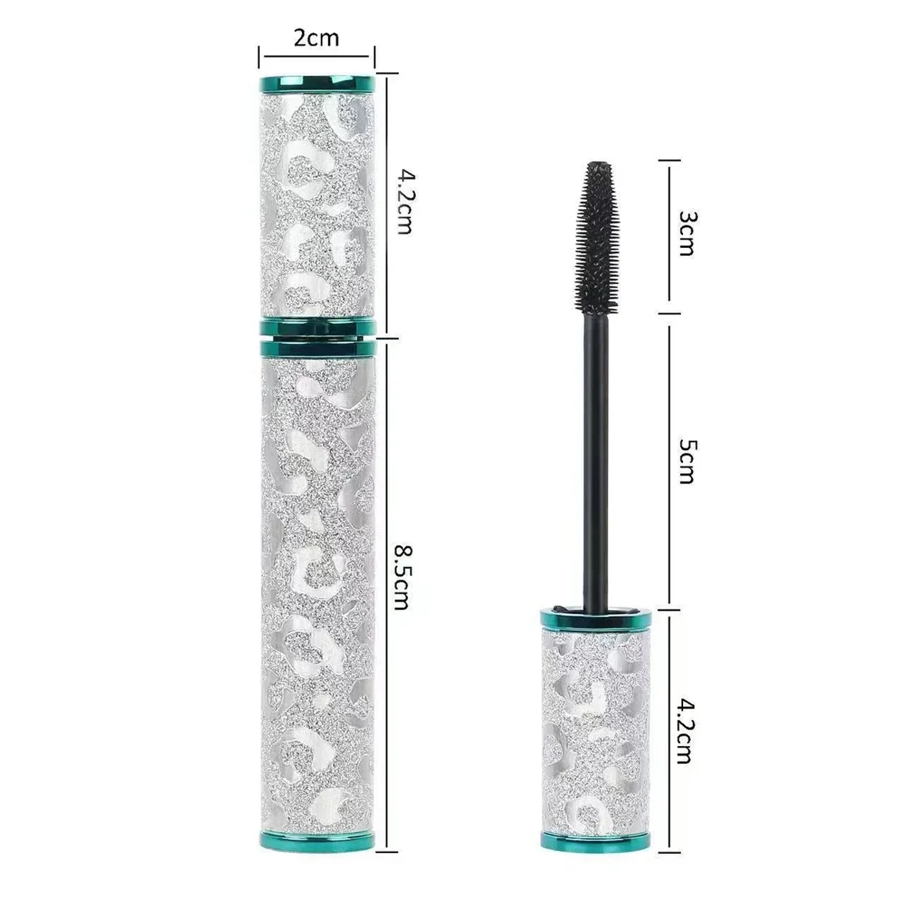 Máscara de pestañas resistente al agua Hypercurl más larga, gruesa, alargada, impermeable, a prueba de sudor y no manchada: máscara negra voluminizadora