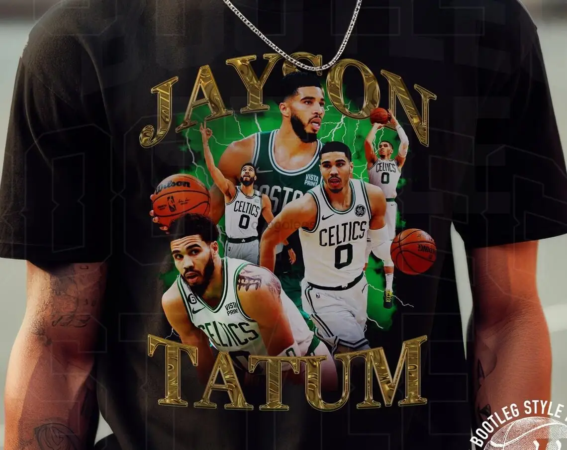 Jayson Tatum 90s bootleg rap shirt for Boston basketball fan gift for him throwback graphic t-shirt vintage streetwear shirt for