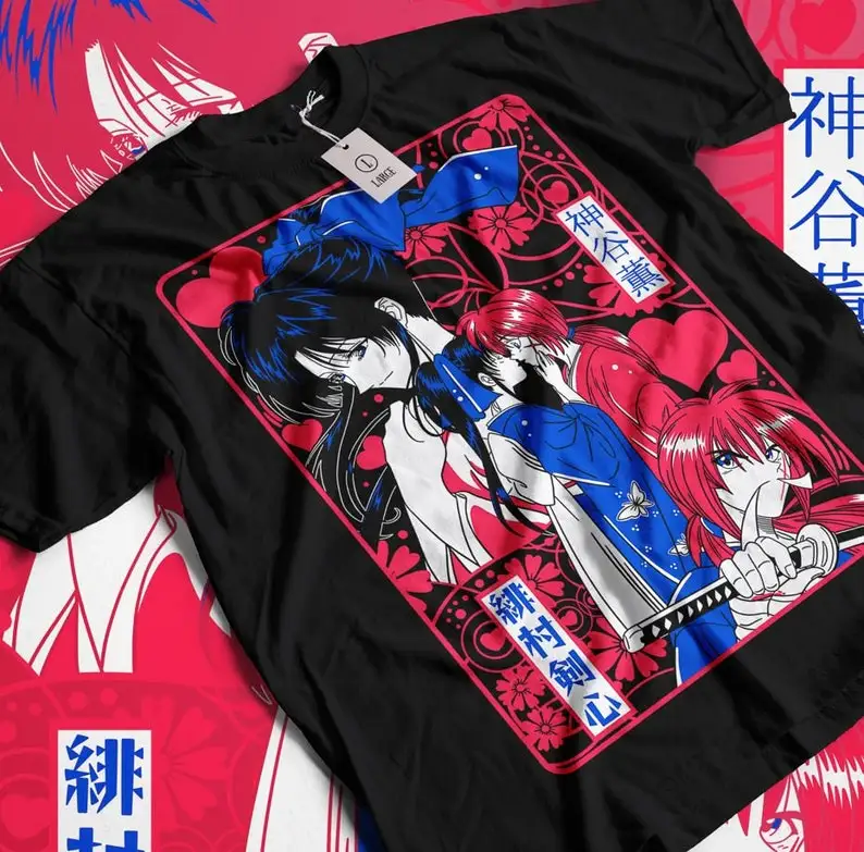 Vagabond Shirt, Musashi Miyamoto, Matahachi Honiden, anime Shirt, aesthetic hoodie, Manga aesthetic, japanese gaming