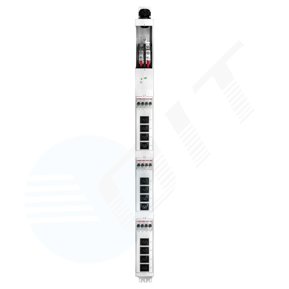 

OIT High-Power 12-Port C13 C19 20A Power Distribution Unit 12-Way 20A 1P Breaker 415V/80A 3-Phase PDU for Servers Made of Metal