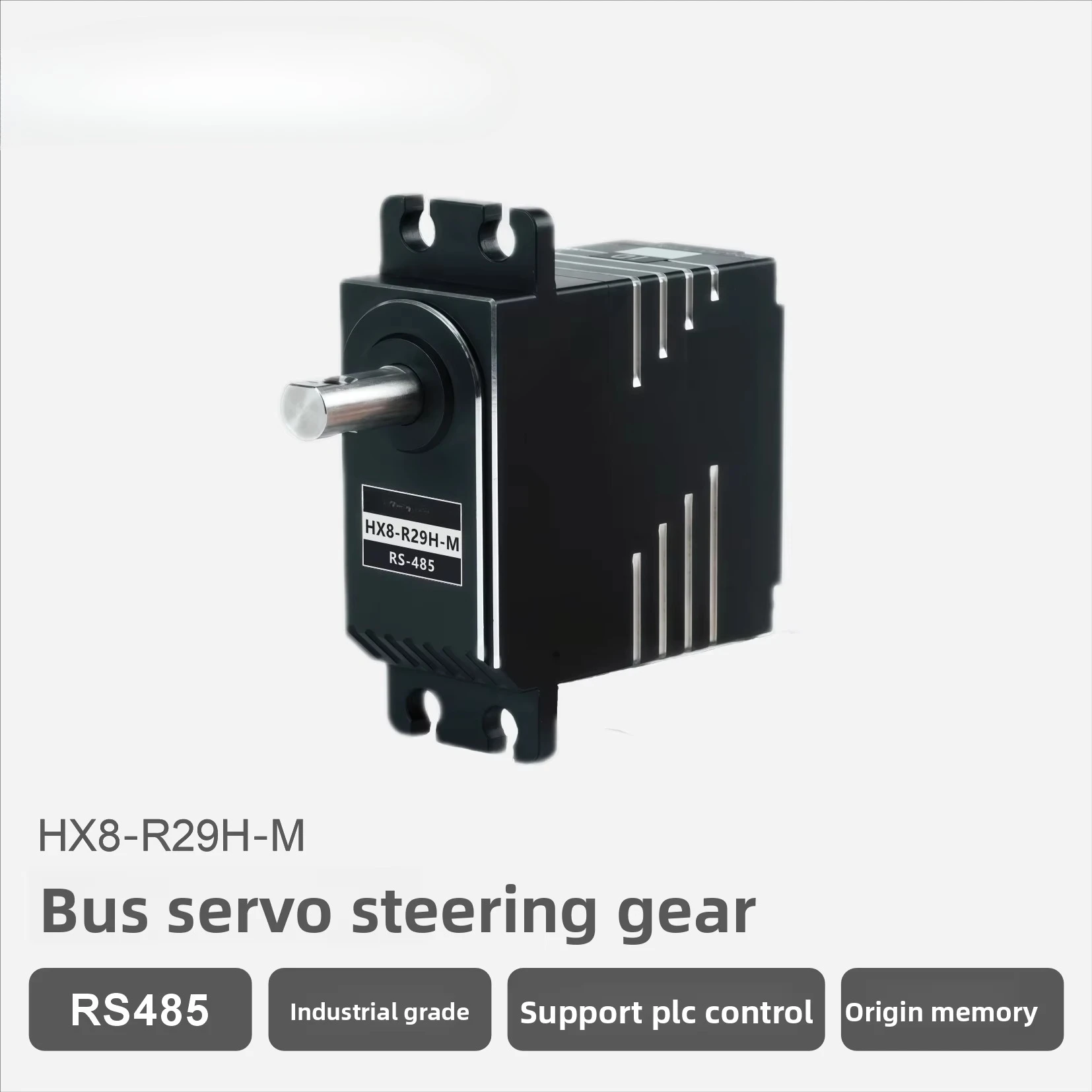 rs485 industrial d-type optical shaft 28kg brushless bus servo stepper motor with plc control and power-off memory