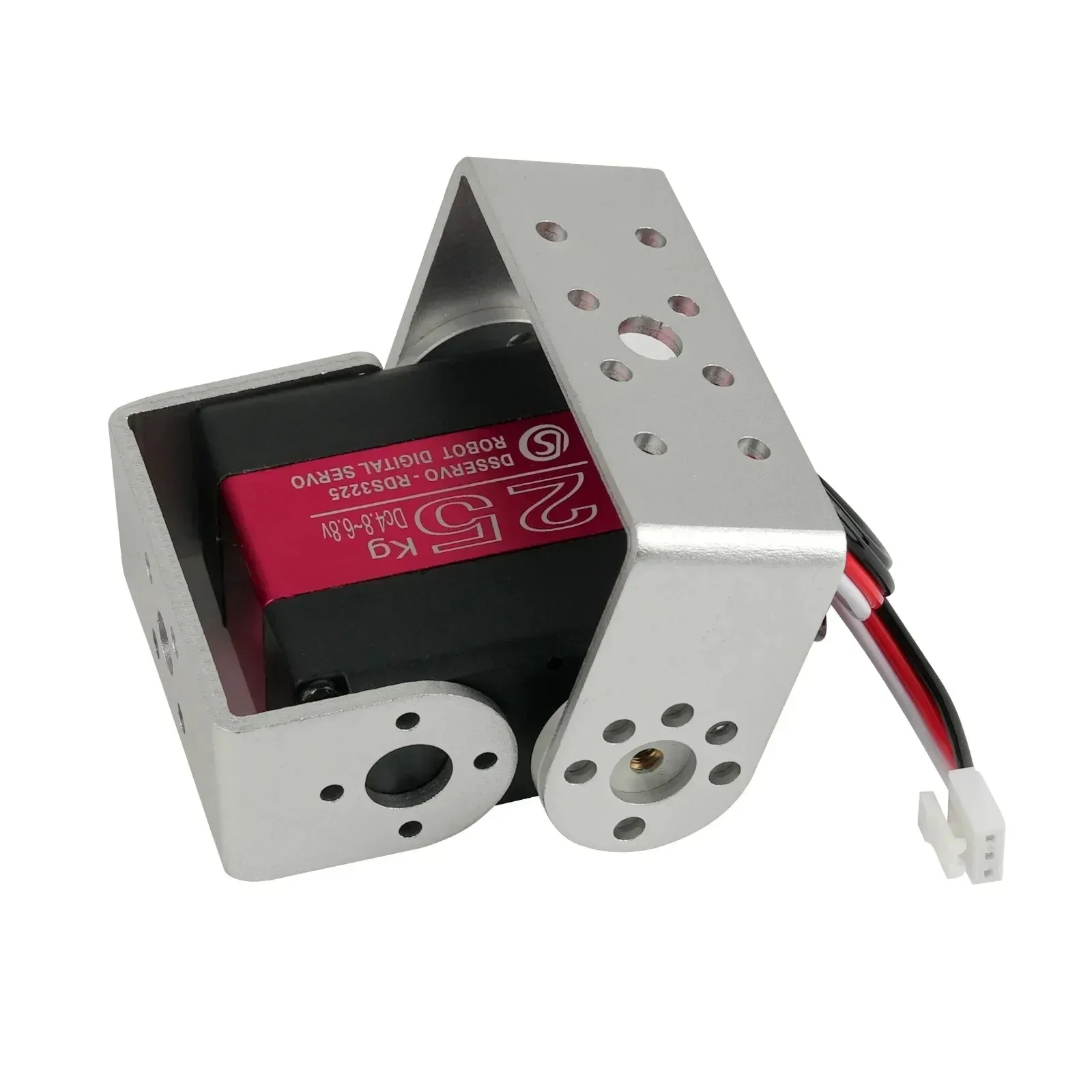 

25 кг цифровой металлический серводвигатель двухосный водонепроницаемый с кронштейном HY2.0 3P кабель для рычагов роботов