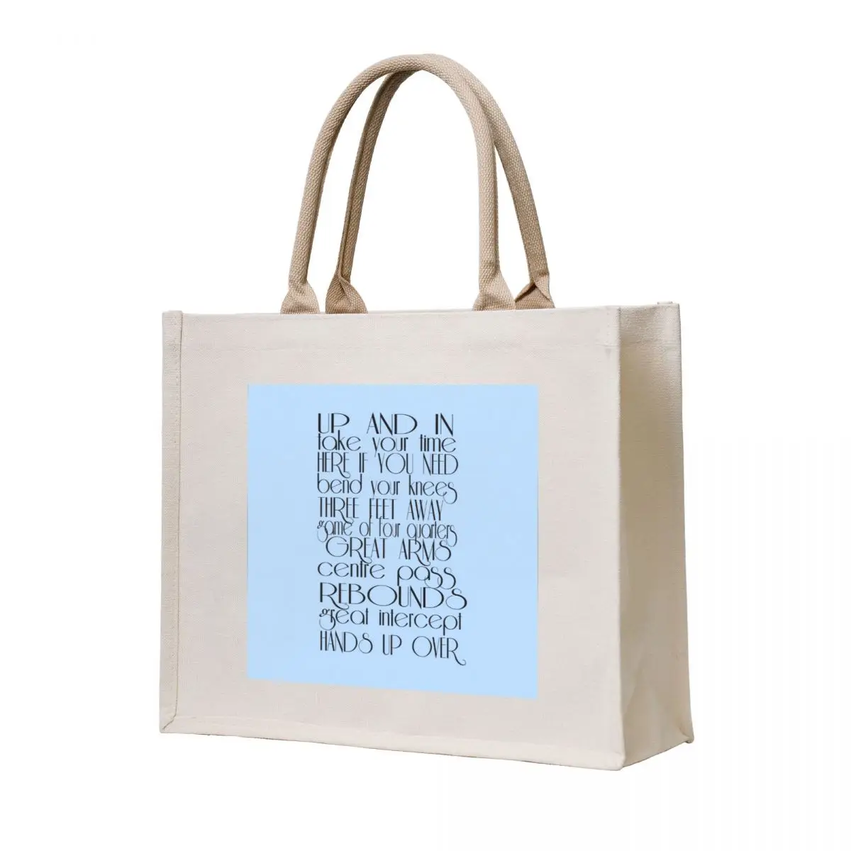 

Classic Netball Catchphrases Tote Bag Fabric bag tote bags cloth bags reusable shopping bag eco pack