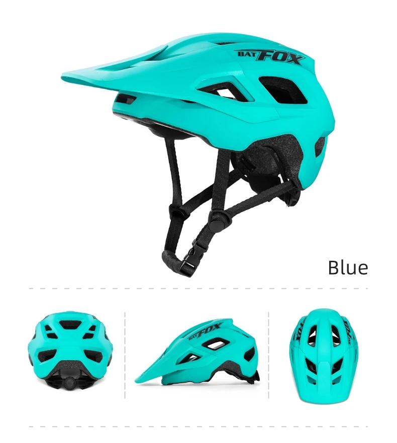 BATFOX MTB-Helm, Fahrradhelm, Integral geformter Helm, Capacete Fox, Casco Bicicleta, MTB-Mountainbike-Zubehör – Detail 16