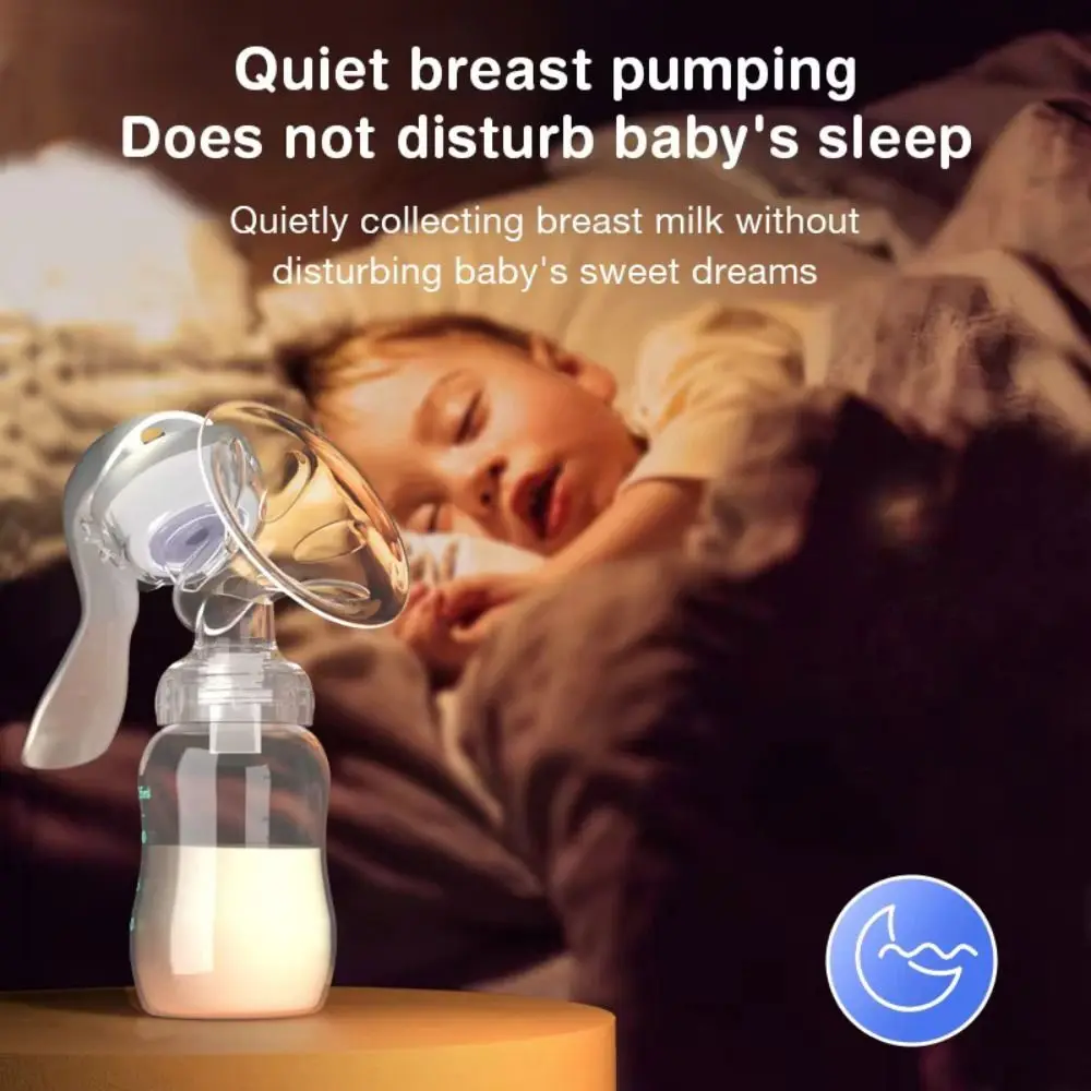 مضخة ثدي يدوية خالية من مادة BPA، مضخة تغذية قوية لشفط الحلمة، لوازم ما بعد الولادة، زجاجة حليب، مضخة حليب الثدي