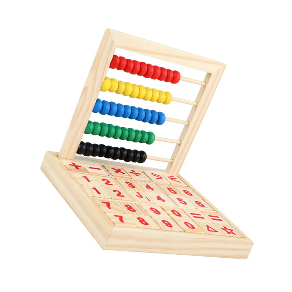 Cognitive Computing Rack Abacus Educational Plaything Mental Arithmetic Toy Puzzle Wooden Kids Math Child Counting Teaching Aid