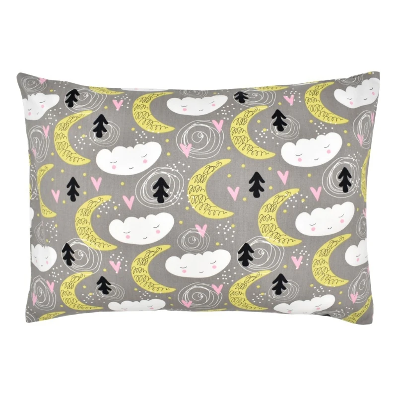 Funda de almohada de algodón para bebé, de 13x18 pulgadas, 12x16 pulgadas